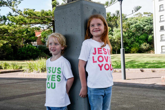 Kids Jesus Loves You Tee